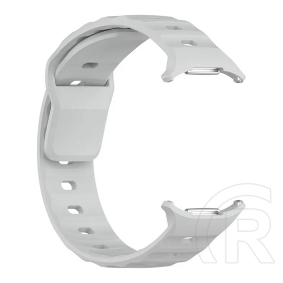 Gigapack Samsung Galaxy Watch Ultra eSIM 47mm (SM-L705) pótszíj (egyedi méret, szilikon, légáteresztő, 3d) világosszürke