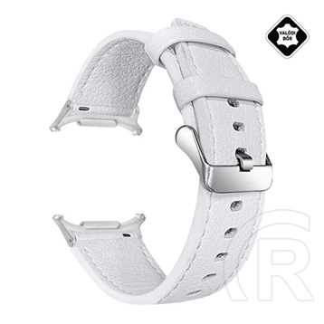 Gigapack Samsung Galaxy Watch Ultra eSIM 47mm (SM-L705) pótszíj (egyedi méret, valódi bőr) fehér