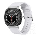 Gigapack Samsung Galaxy Watch Ultra eSIM 47mm (SM-L705) pótszíj (egyedi méret, valódi bőr) fehér