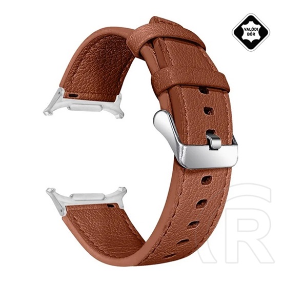Gigapack Samsung Galaxy Watch Ultra eSIM 47mm (SM-L705) pótszíj (egyedi méret, valódi bőr) kávébarna