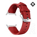 Gigapack Samsung Galaxy Watch Ultra eSIM 47mm (SM-L705) pótszíj (egyedi méret, valódi bőr) piros