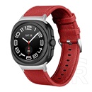 Gigapack Samsung Galaxy Watch Ultra eSIM 47mm (SM-L705) pótszíj (egyedi méret, valódi bőr) piros