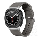 Gigapack Samsung Galaxy Watch Ultra eSIM 47mm (SM-L705) pótszíj (egyedi méret, valódi bőr) sötétszürke