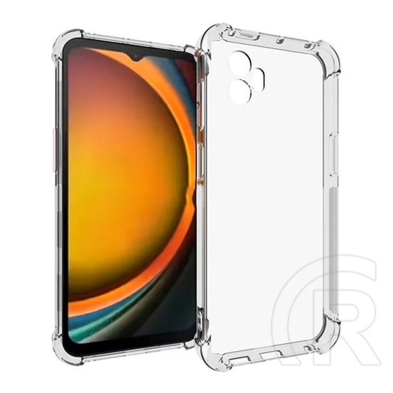 Gigapack Samsung Galaxy Xcover 7 Pro (SM-G766) szilikon telefonvédő (ütésállóság, légpárnás sarok) átlátszó