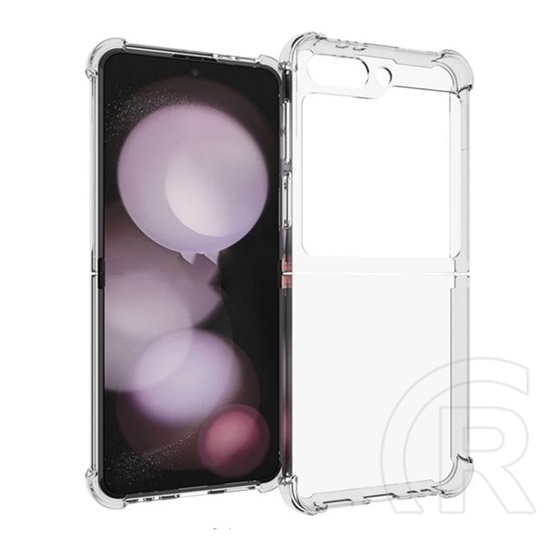 Gigapack Samsung Galaxy Z Flip6 5G (SM-F741) szilikon telefonvédő (ütésállóság, légpárnás sarok) átlátszó