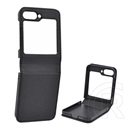 Gigapack Samsung Galaxy Z Flip6 5G (SM-F741) tok álló, bőr hatású (flip, oldalra nyíló, asztali tartó, rombusz) fekete