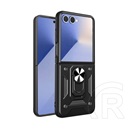 Gigapack Samsung Galaxy Z Flip7 (SM-F766) defender szilikon telefonvédő (ütésállóság, tartógyűrű) fekete