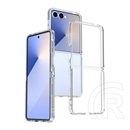 Gigapack Samsung Galaxy Z Flip7 (SM-F766) szilikon telefonvédő (ütésállóság, átlátszó hátlap) átlátszó