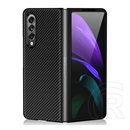 Gigapack Samsung Galaxy Z Fold3 5G (SM-F926) tok álló, bőr hatású (Flip, oldalra nyíló, asztali tartó funkció) fekete