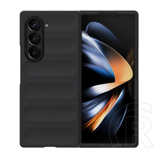 Gigapack Samsung Galaxy Z Fold6 5G (SM-F956) műanyag telefonvédő (ütésállóság, kameravédő, 3d) fekete
