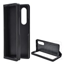 Gigapack Samsung Galaxy Z Fold6 5G (SM-F956) tok álló, bőr hatású (flip, oldalra nyíló, asztali tartó, rombusz) fekete