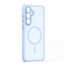 Gigapack Samsung S25 FE szilikon telefonvédő (ütésállóság, matt, műanyag hátlap, kameravédő, magsafe) világoskék