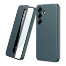Gigapack Samsung S25 tok álló (aktív flip, oldalra nyíló, smart view window) sötétzöld