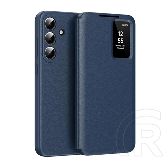 Gigapack Samsung S26 FE tok álló (aktív flip, oldalra nyíló, smart view cover) sötétkék