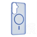Gigapack Samsung S26 Plus szilikon telefonvédő (ütésállóság, matt, műanyag hátlap, kameravédő, magsafe) világoskék