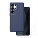 Gigapack Samsung S26 Ultra szilikon telefonvédő (ütésállóság, kameravédő, karbon minta) sötétkék