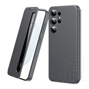 Gigapack Samsung S26 Ultra tok álló (aktív flip, oldalra nyíló, smart view window) sötétszürke