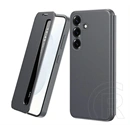 Gigapack Samsung S26 tok álló (aktív flip, oldalra nyíló, smart view window) sötétszürke