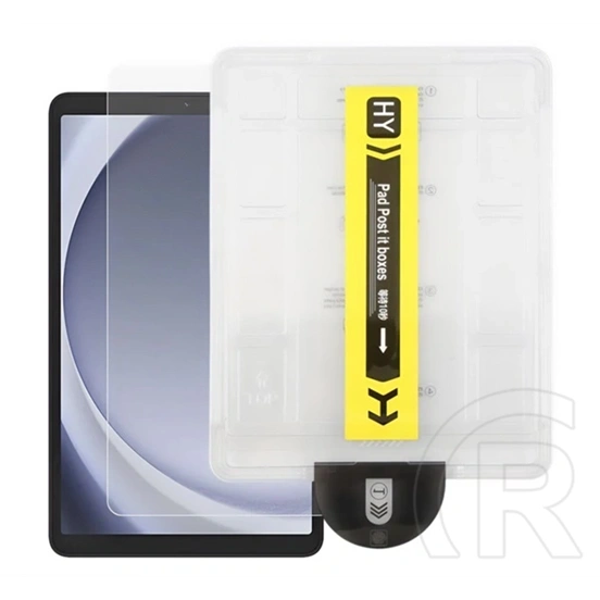 Gigapack Samsung Tab A11 LTE képernyővédő üveg (0.3mm, 9h, nem íves + segédkeret) átlátszó
