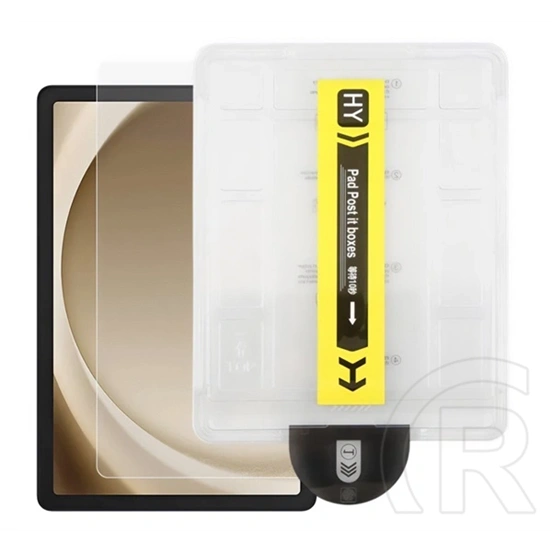 Gigapack Samsung Tab A11 Plus LTE képernyővédő üveg (0.3mm, 9h, nem íves + segédkeret) átlátszó