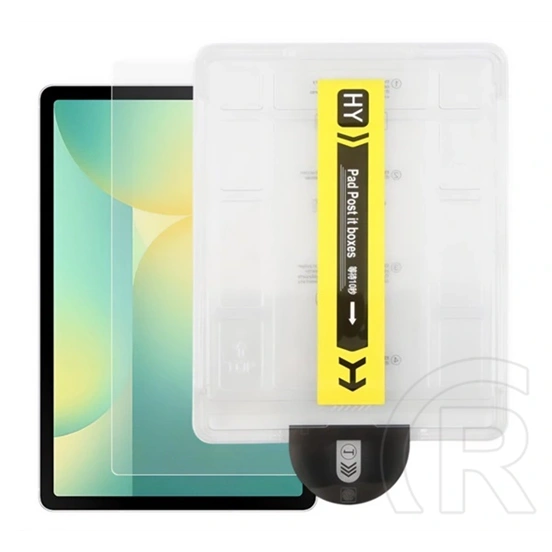 Gigapack Samsung Tab S11 5G képernyővédő üveg (0.3mm, 9h, nem íves + segédkeret) átlátszó