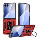 Gigapack Samsung Z Flip8 defender szilikon telefonvédő (ütésállóság, tartógyűrű, mágneses) piros