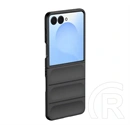 Gigapack Samsung Z Flip8 szilikon telefonvédő (ütésállóság, kameravédő, 3d) fekete