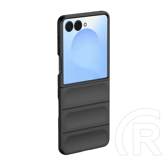 Gigapack Samsung Z Flip8 szilikon telefonvédő (ütésállóság, kameravédő, 3d) fekete