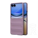 Gigapack Samsung Z Flip8 szilikon telefonvédő (ütésállóság, kameravédő, 3d) lila