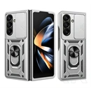 Gigapack Samsung Z Fold8 Ultra defender szilikon telefonvédő (ütésállóság, tartógyűrű, mágneses) ezüst