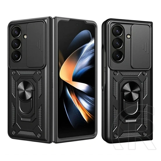 Gigapack Samsung Z Fold8 Ultra defender szilikon telefonvédő (ütésállóság, tartógyűrű, mágneses) fekete
