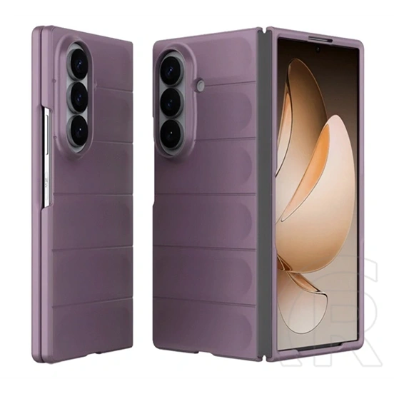 Gigapack Samsung Z Fold8 Ultra szilikon telefonvédő (ütésállóság, kameravédő, 3d) lila