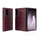 Gigapack Samsung Z Fold8 szilikon telefonvédő (ütésállóság, kameravédő, 3d) bordó