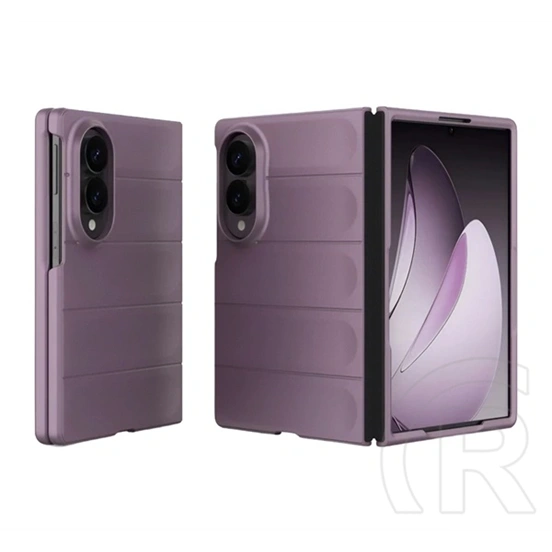 Gigapack Samsung Z Fold8 szilikon telefonvédő (ütésállóság, kameravédő, 3d) lila