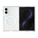 Gigapack Samsung Z Fold8 szilikon telefonvédő (ütésállóság, légpárnás sarok, akril hátlap, mágneses) átlátszó
