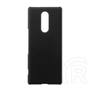 Gigapack Sony Xperia 1 műanyag telefonvédő (gumírozott, fekete)
