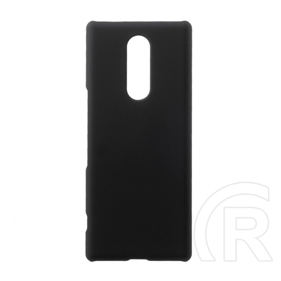 Gigapack Sony Xperia 1 műanyag telefonvédő (gumírozott, fekete)