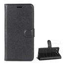 Gigapack Sony Xperia XZ1 Compact (G8441) tok álló, bőr hatású (Flip, asztali tartó funkció, prémium) fekete