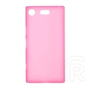Gigapack Sony Xperia XZ1 Compact szilikon telefonvédő (matt, rózsaszín)