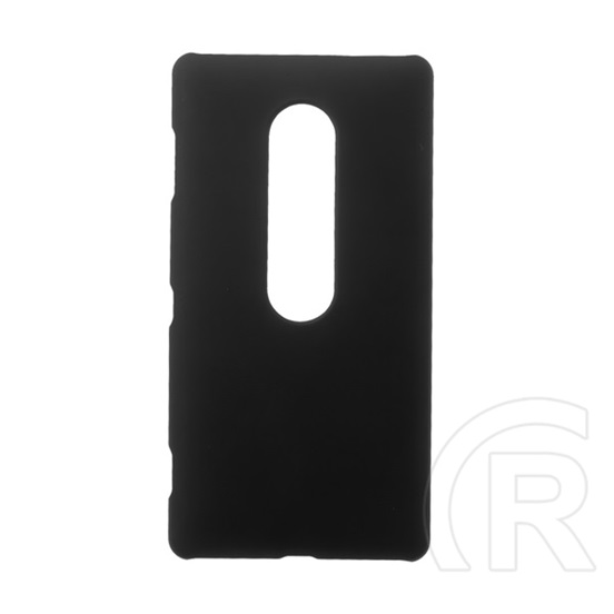 Gigapack Sony Xperia XZ2 Premium műanyag telefonvédő (gumírozott, fekete)