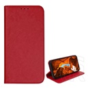 Gigapack T Phone 2 5G tok álló, bőr hatású (flip, oldalra nyíló, asztali tartó, kártyazseb, textil hatás) piros