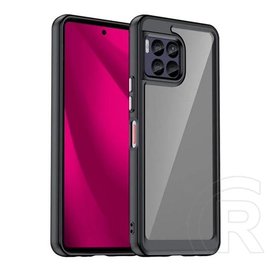 Gigapack T Phone 2 Pro 5G szilikon telefonvédő (ütésállóság, átlátszó hátlap) fekete