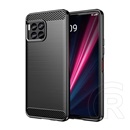 Gigapack T Phone 2 Pro 5G szilikon telefonvédő (ütésállóság, légpárnás sarok, szálcsiszolt, karbon minta) fekete