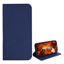 Gigapack T Phone 2 Pro 5G tok álló, bőr hatású (flip, oldalra nyíló, asztali tartó, kártyazseb, textil hatás) sötétkék