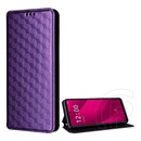 Gigapack T Phone 2 Pro 5G tok álló, bőr hatású (flip, oldalra nyíló, asztali tartó, teljes 3d rombusz, prémium) lila