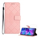 Gigapack T Phone 3 5G tok álló, bőr hatású (flip, oldalra nyíló, asztali tartó, négyzet, prémium) rózsaszín