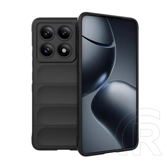 Gigapack Xiaomi 14T Pro 5G szilikon telefonvédő (ütésállóság, kameravédő, 3d) fekete