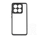 Gigapack Xiaomi 14T Pro szilikon telefonvédő (ütésállóság, átlátszó hátlap) fekete
