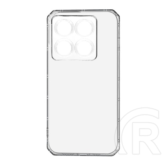 Gigapack Xiaomi 14T Pro szilikon telefonvédő (ütésállóság, légpárnás keret) átlátszó