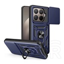 Gigapack Xiaomi 15T Pro defender szilikon telefonvédő (ütésállóság, tartógyűrű, kameravédő) sötétkék